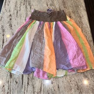 Girls size 6X/7 multi color skirt